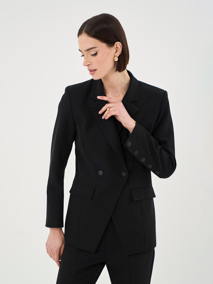 Tailored Double Breasted Blazer