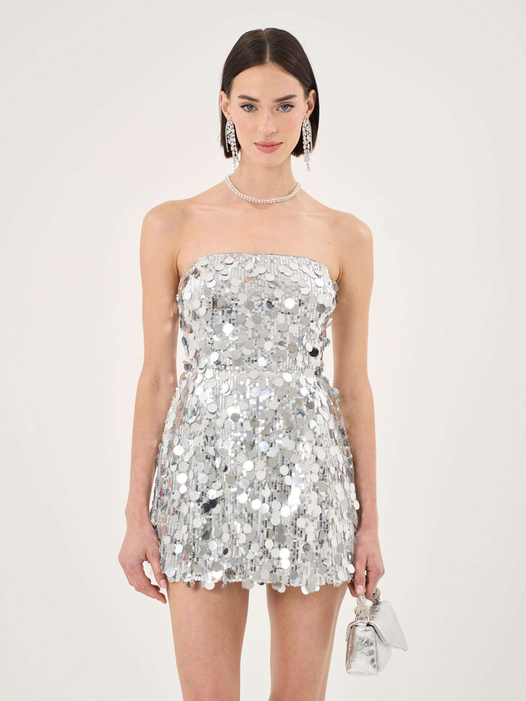 Dakota Premium Sequin Bandeau Mini Dress