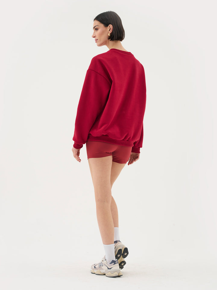 Oversized Crew Neck Sweatshirt