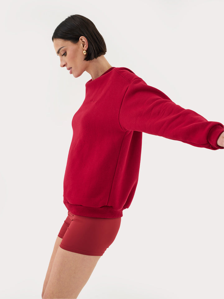 Oversized Crew Neck Sweatshirt